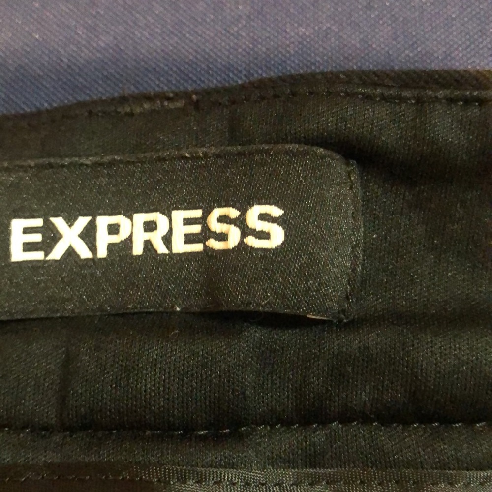 Express Black Stretch Editor Barely Boot Low Rise… - image 5